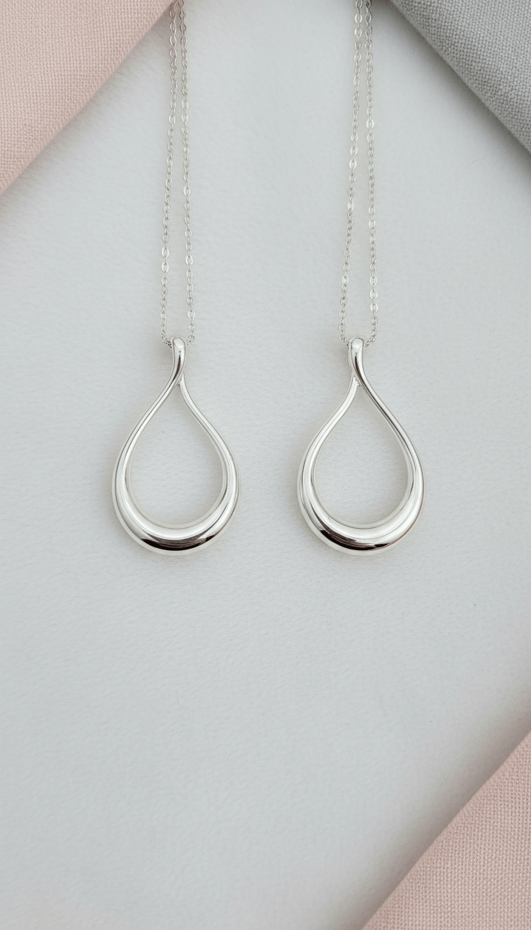 Matte Gold Plated Arc Necklace