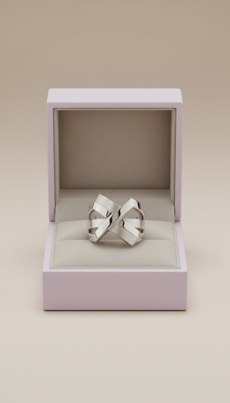 Sterling Silver Curve Ring